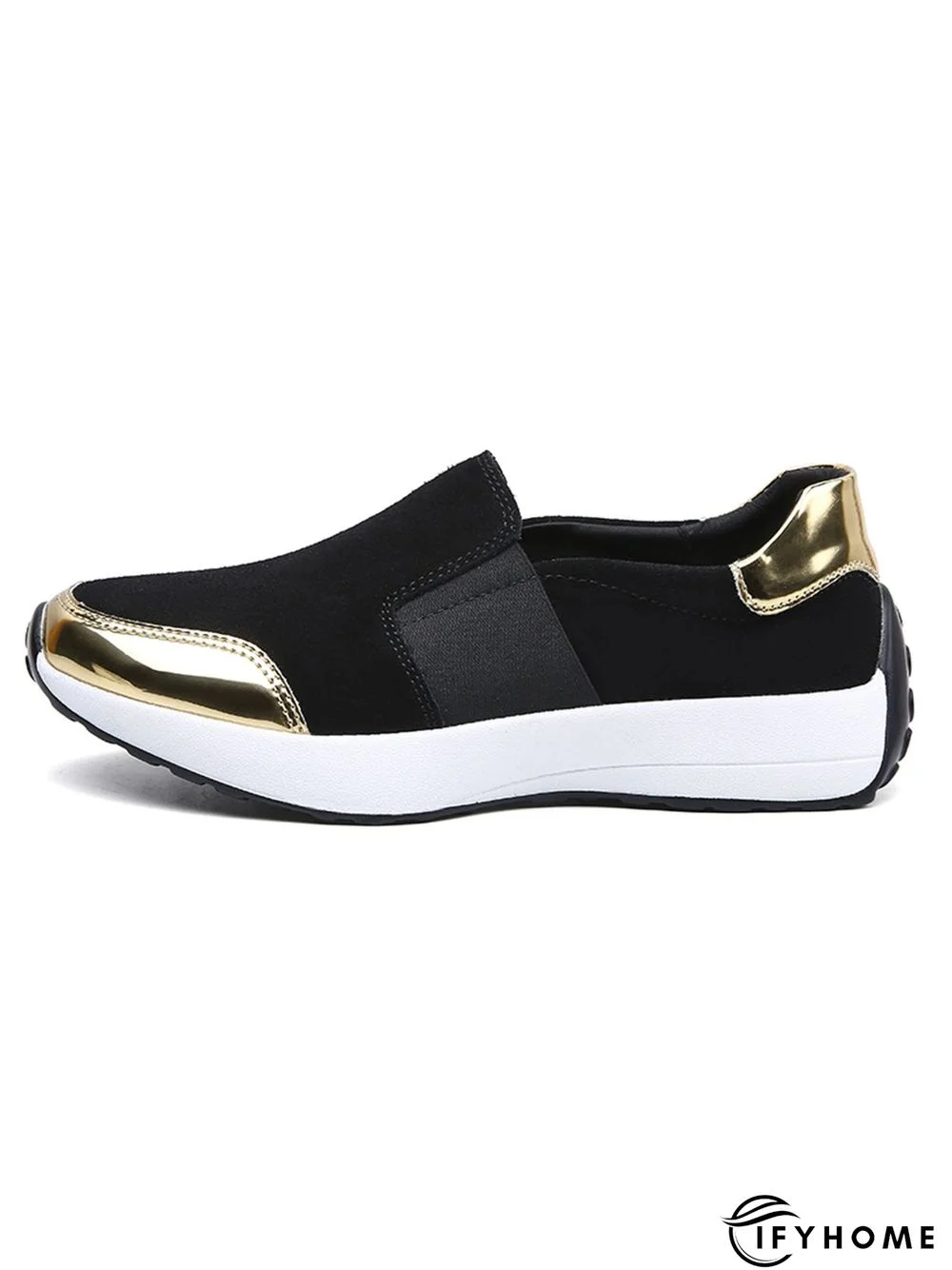 Casual Color Block Slip On Walking Shoes | IFYHOME