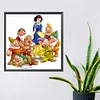 Snow White Dwarfs-Full Round Diamond Painting 30*30CM