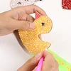 DIY crystal diamond painting | Rabbit-Christmas wooden pendant