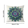 Mandala-11CT Stamped Cross Stitch Pillowcase 45*45cm tapestrymarket