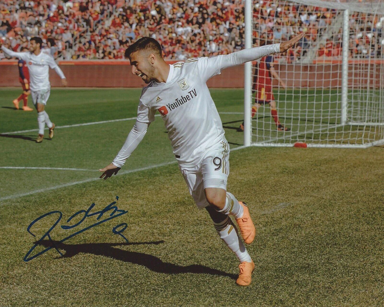 Diego Rossi Signed 8×10 Photo Poster painting Los Angeles FC LAFC Autographed COA