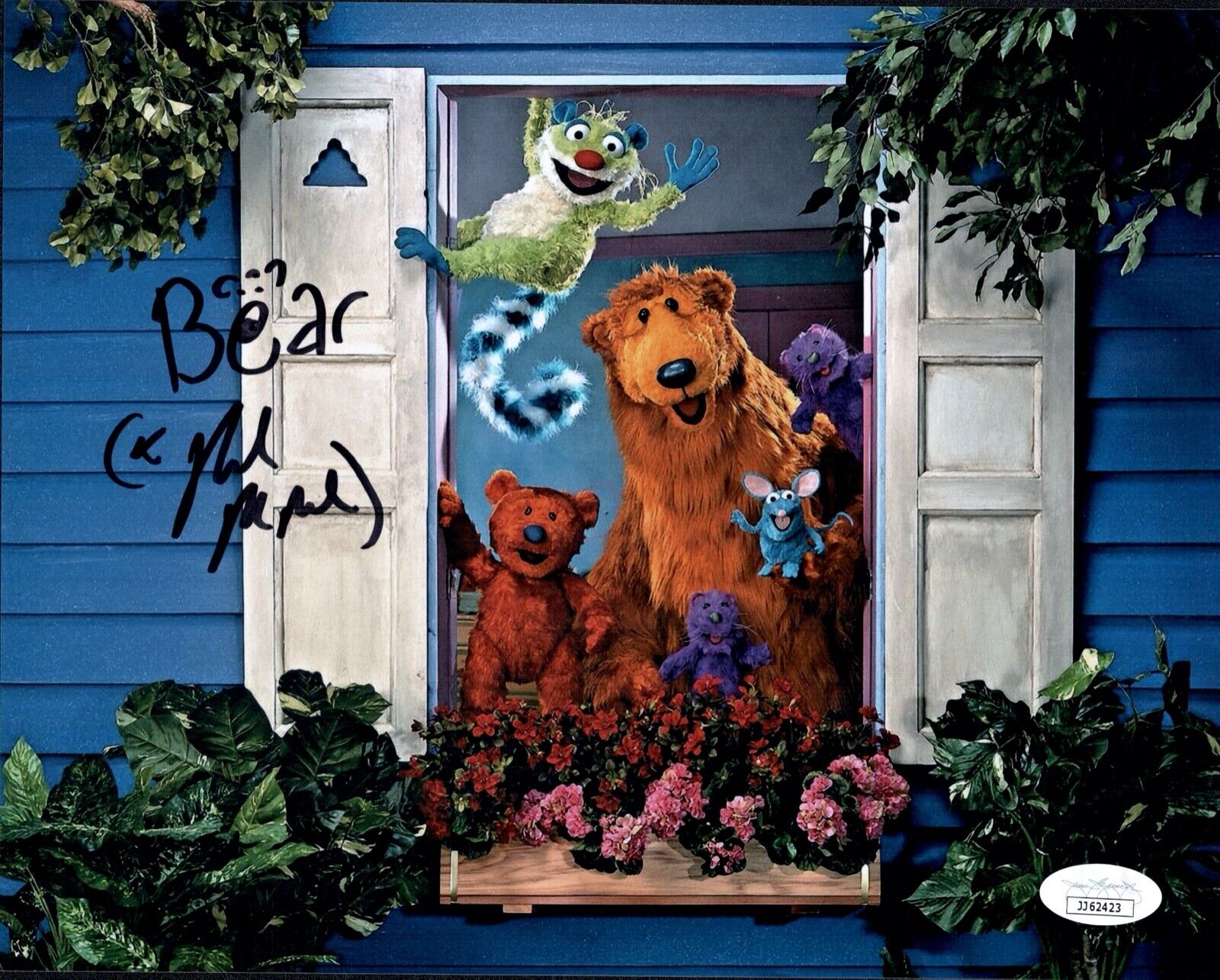 NOEL MACNEAL Signed BEAR IN THE BIG BLUE HOUSE 8x10 Photo Poster painting Autograph JSA COA Cert