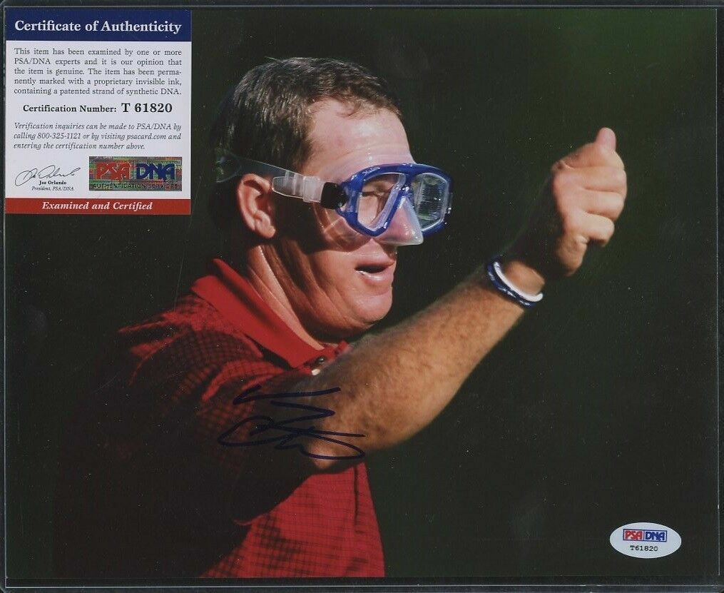 Woody Austin signed PGA Rookie of the Year 1996 8x10 Photo Poster painting PSA COA (C)