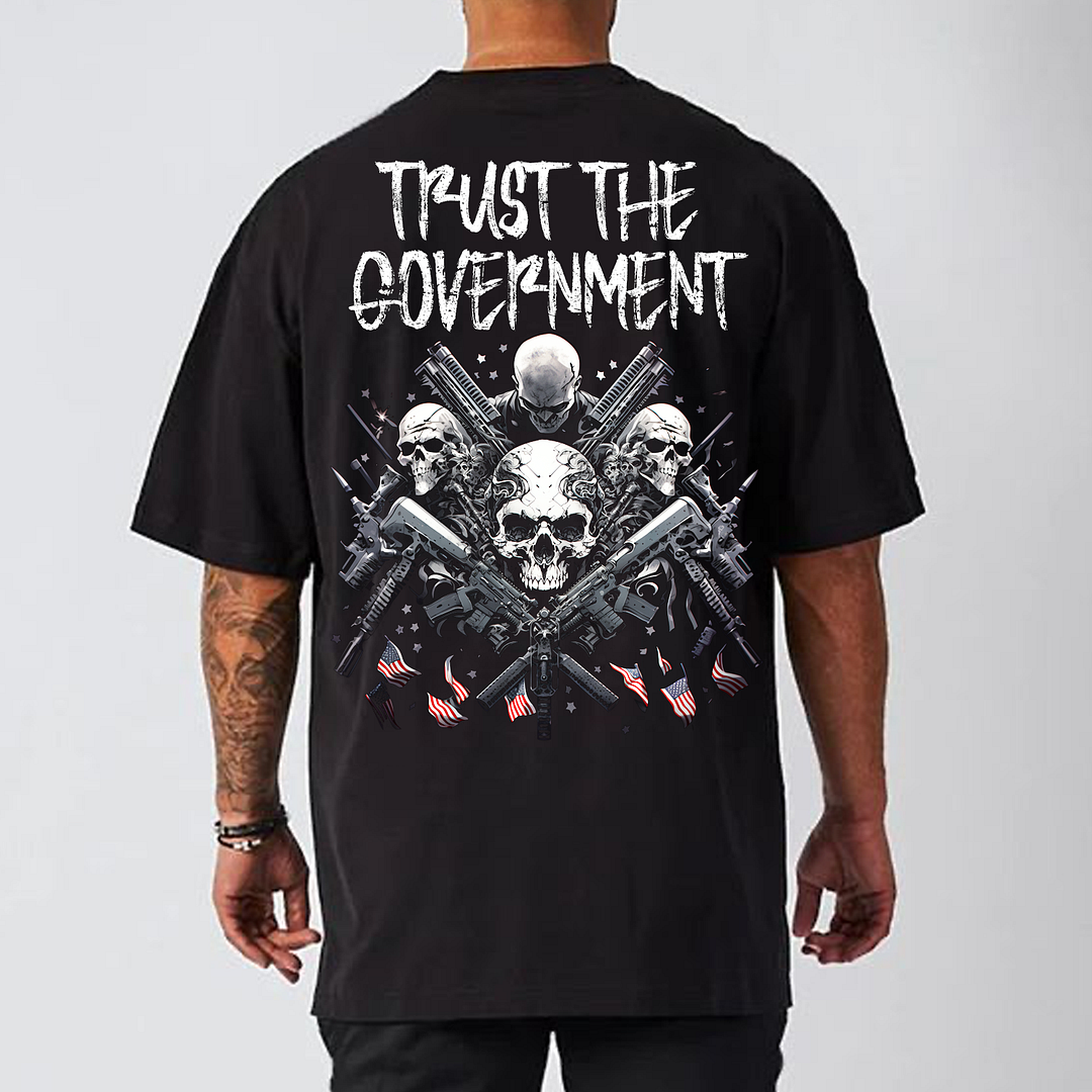 Trust The Government Men's Short Sleeve T-shirt-Hoverseek