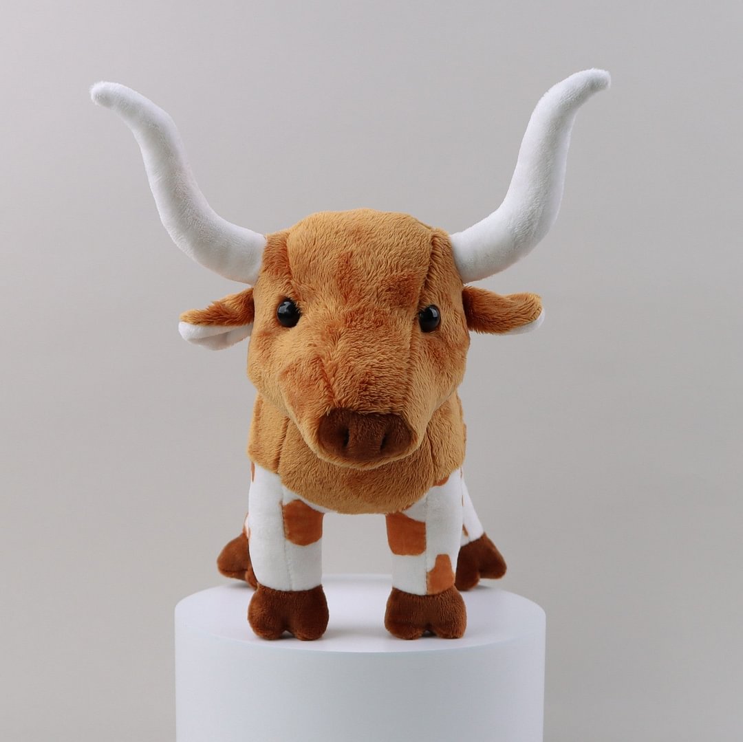 Longhorn Stuffed Animal Kawaii Soft Cuddly Plush Toy
