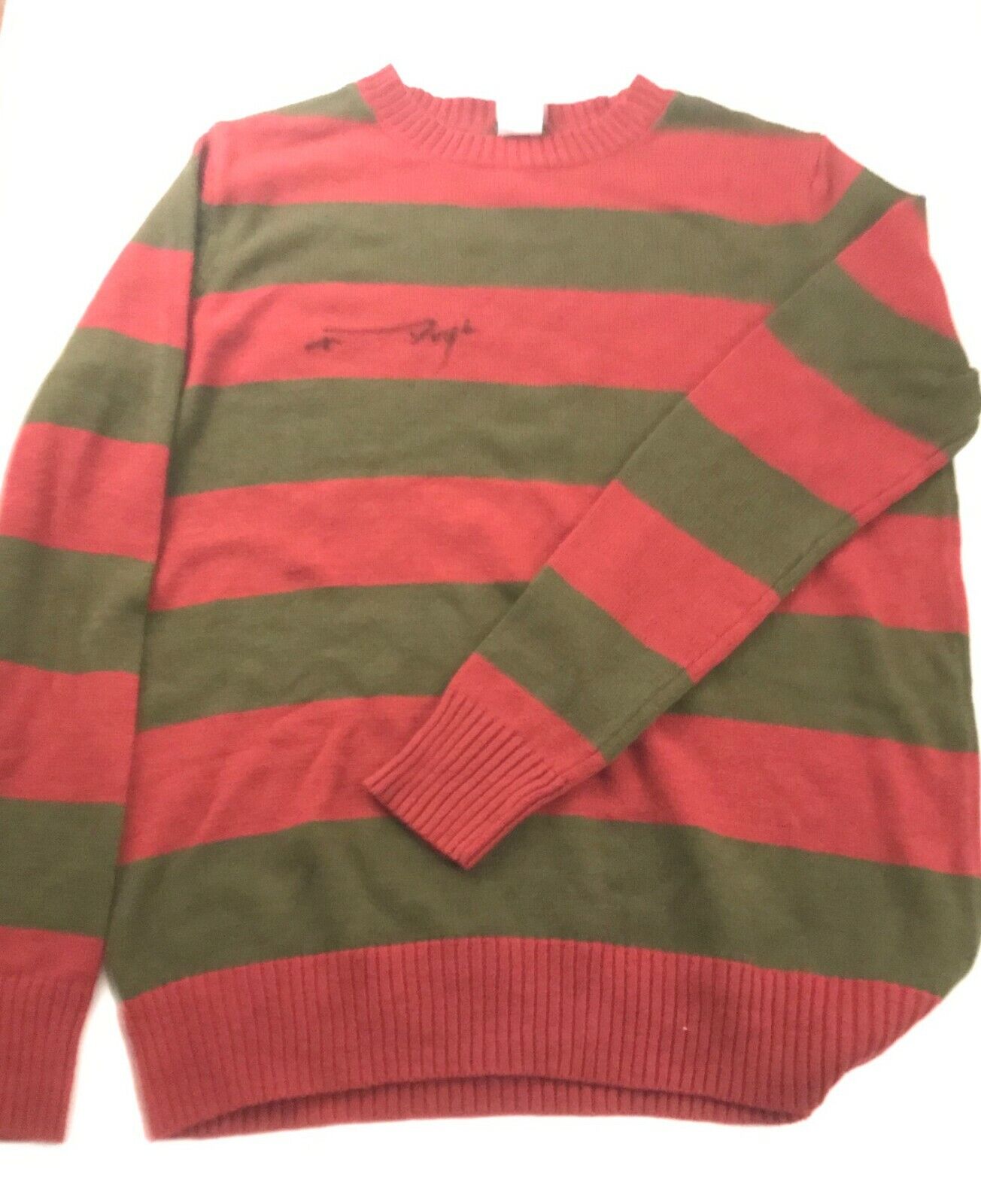 GFA A Nightmare on Elm Street * JIM DOYLE * Signed Freddy Krueger Shirt MH2 COA