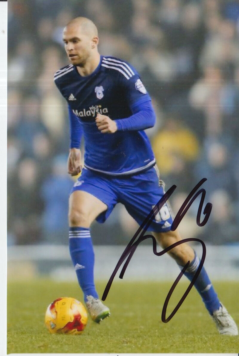 CARDIFF CITY HAND SIGNED MATT CONNOLLY 6X4 Photo Poster painting.