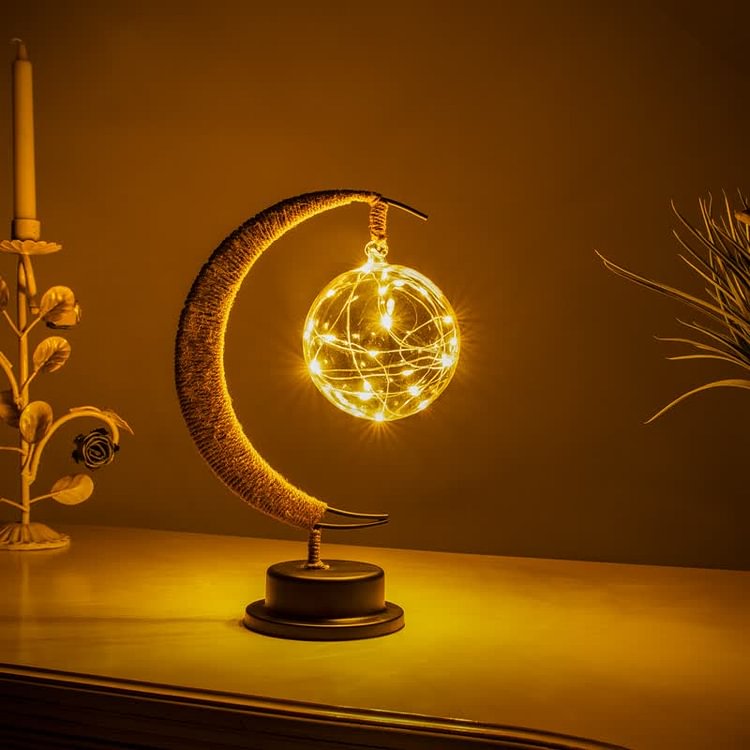 olivenorma glass moon Christmas decoration