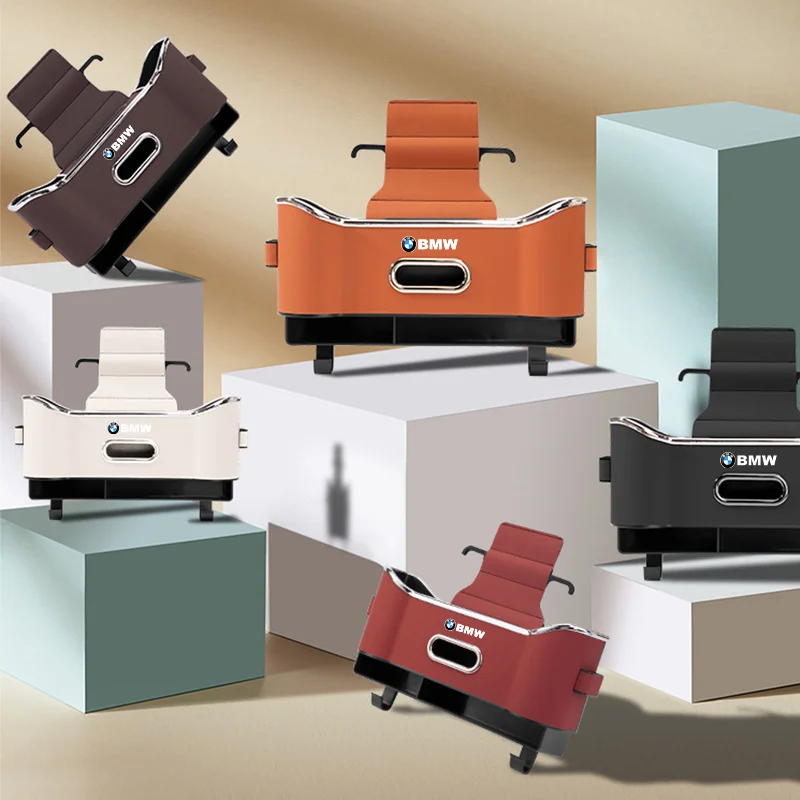 Car seat back multifunctional storage box