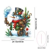 Diamond Painting Acrylic Xmas Mechanical Snowman Desktop Kits