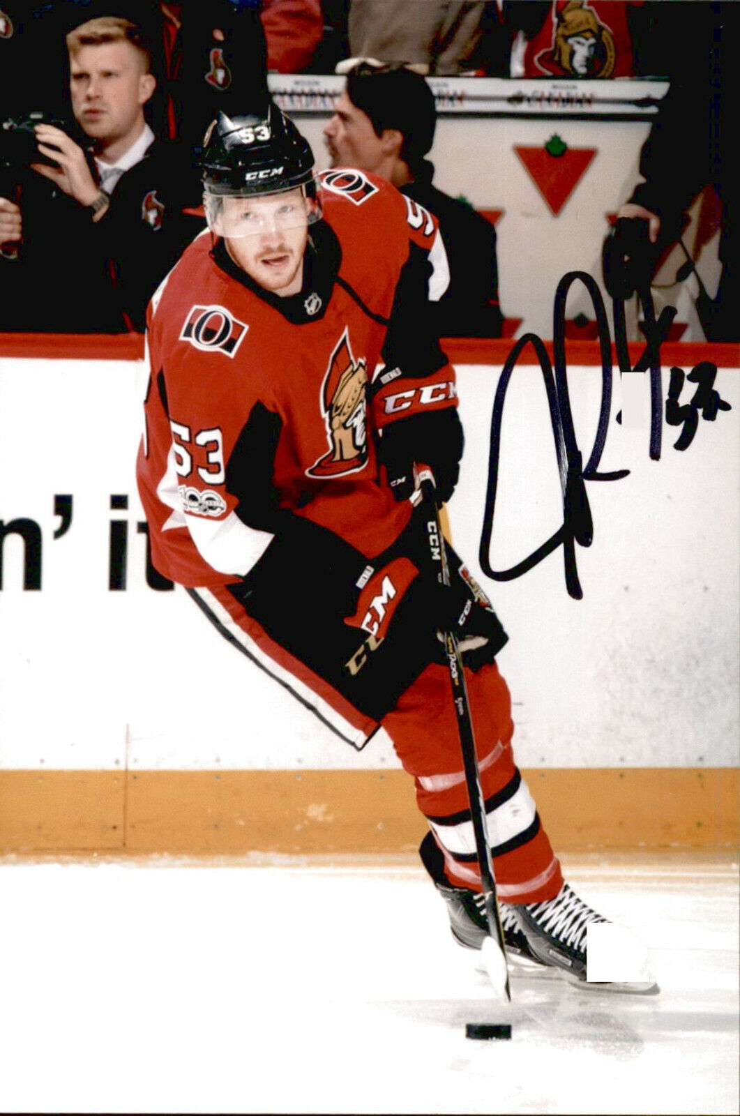 Jack Rodewald SIGNED autographed 4x6 Photo Poster painting OTTAWA SENATORS #4