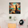 Beach Couple-11CT Stamped Cross Stitch 40*40cm/15.75*15.75in tapestrymarket