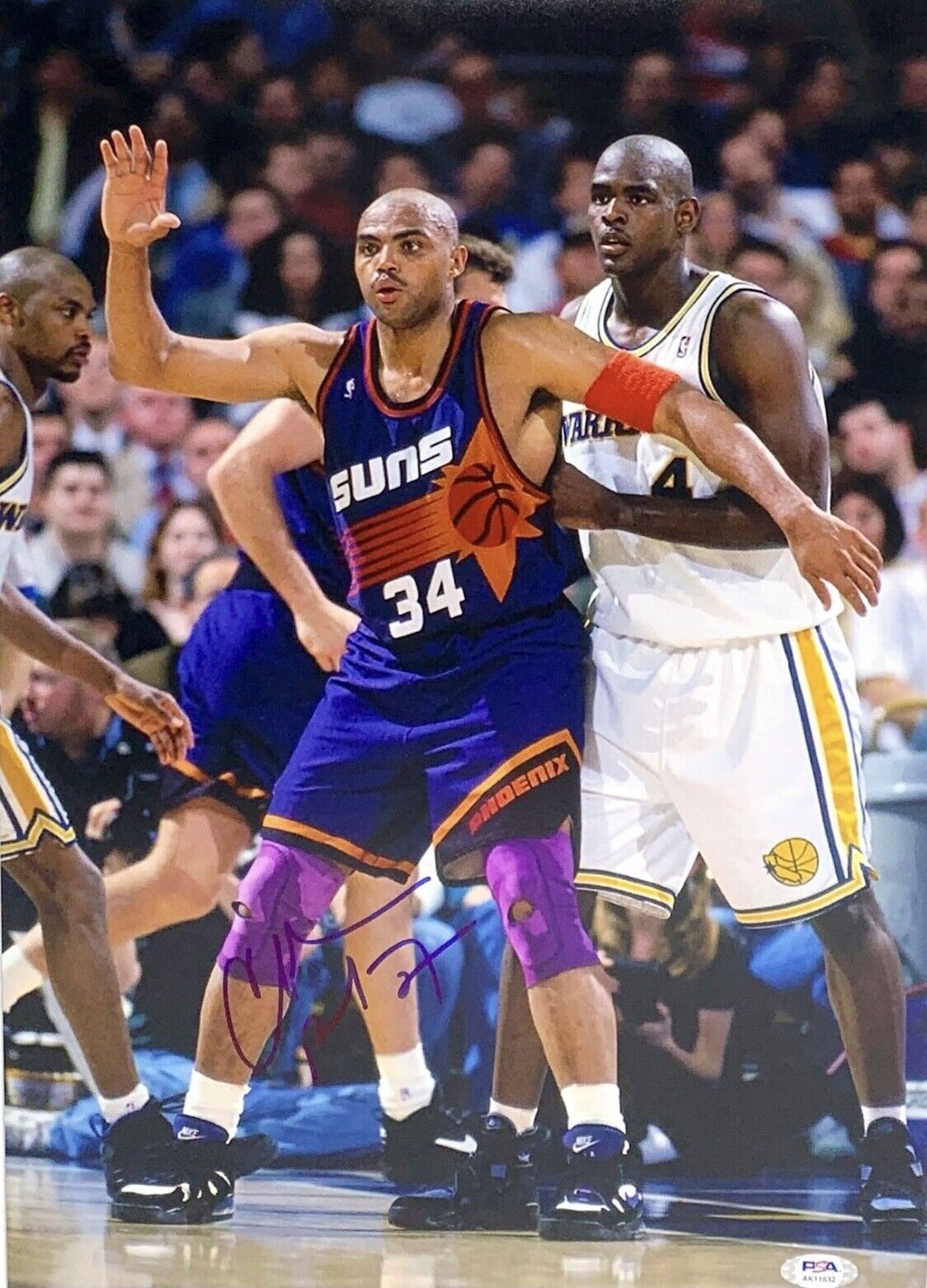 Charles Barkley Signed 12x18 Photo Poster painting Phoenix Suns PSA AK11632