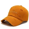 Personalized letter embroidery fashion hat for men and women