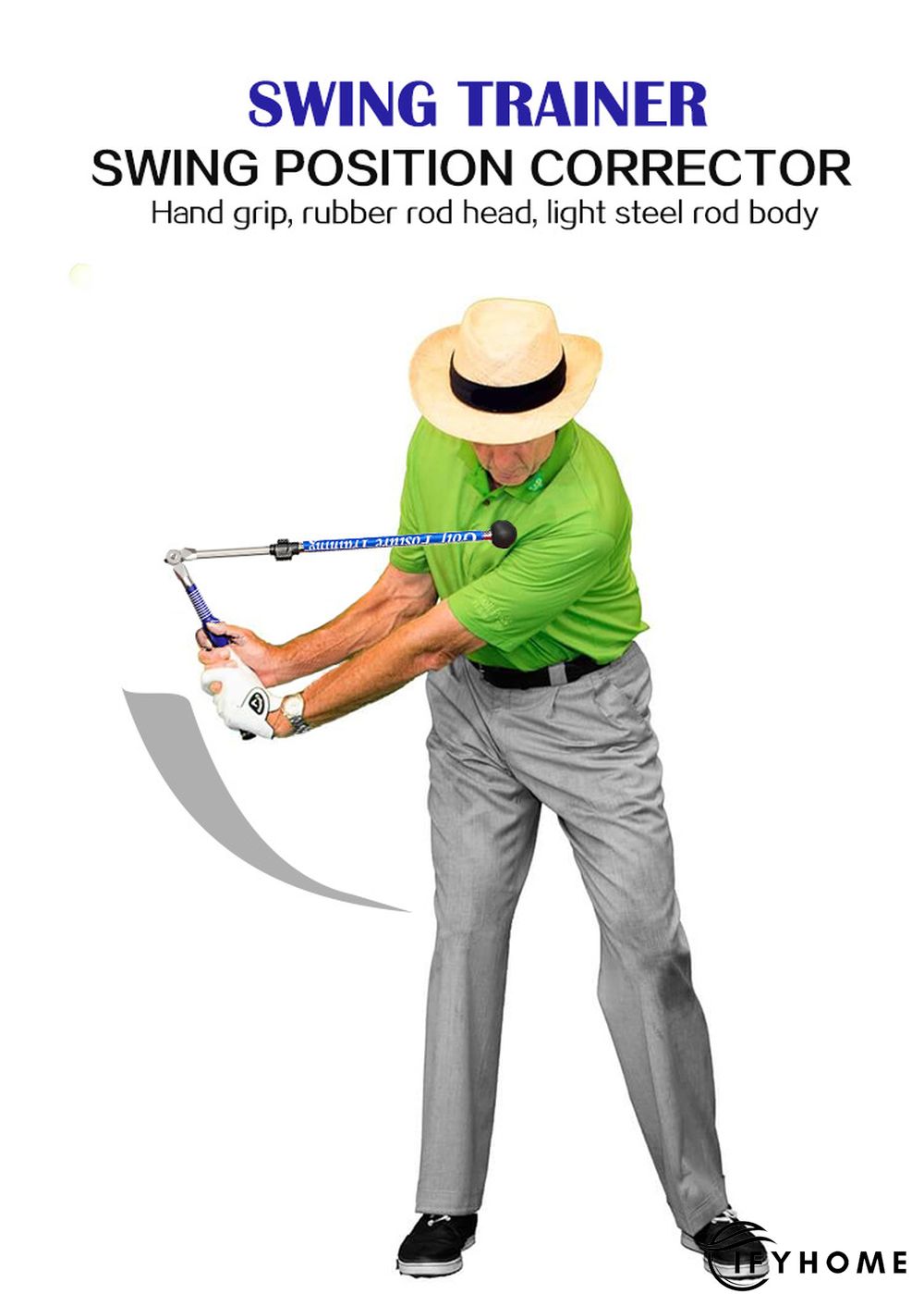 Golf Trainer Grip Golf Training Aid Swing Multicolor Golf Tempo Training Tools | IFYHOME