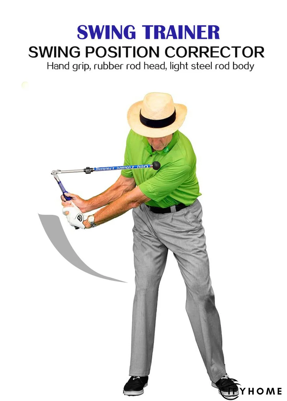 Golf Trainer Grip Golf Training Aid Swing Multicolor Golf Tempo Training Tools | IFYHOME