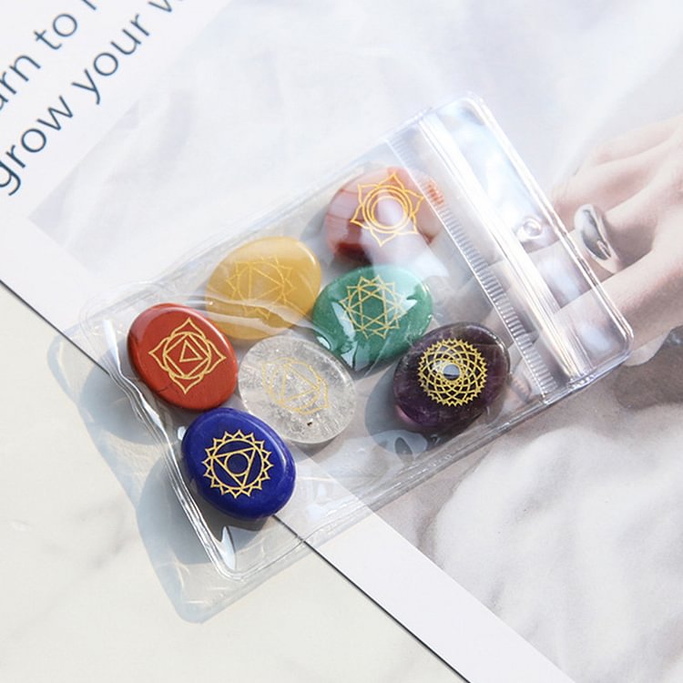 Chakra Yoga Meditation Color Crystal Decoration