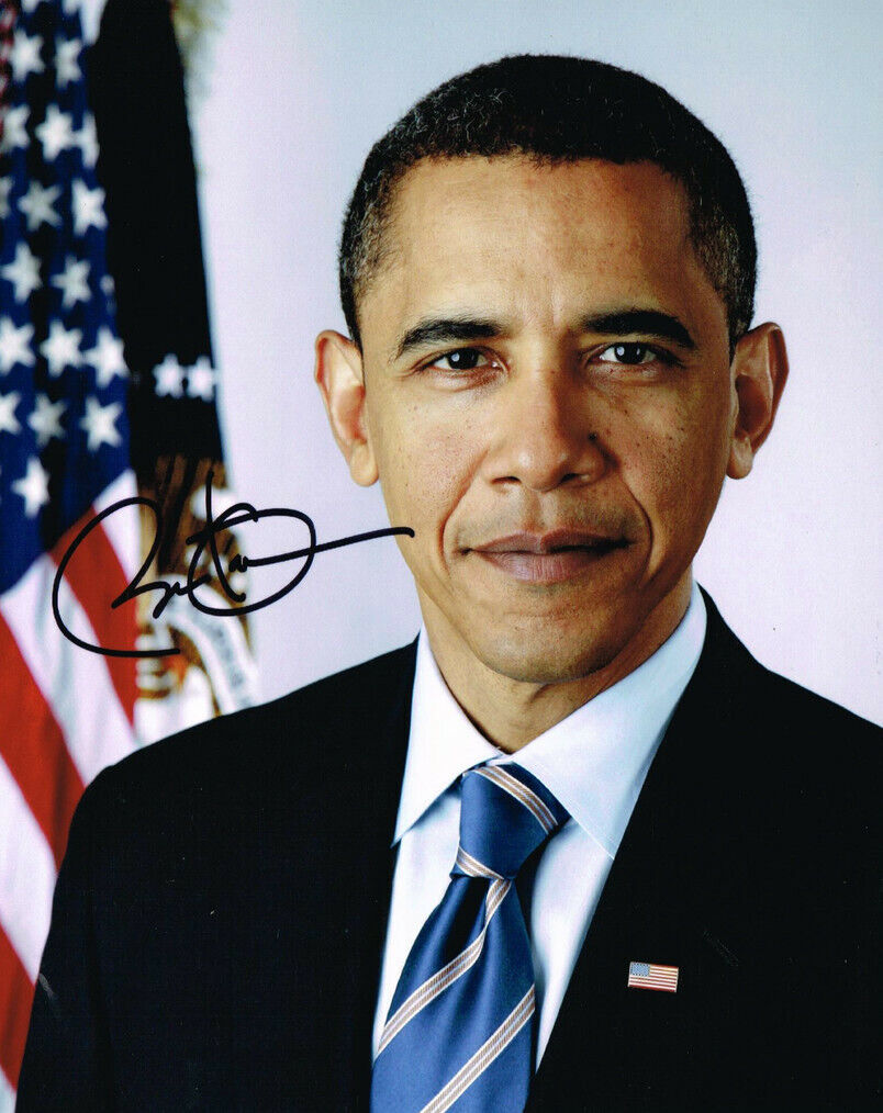 BARACK OBAMA Signed Photo Poster paintinggraph - former US President - preprint