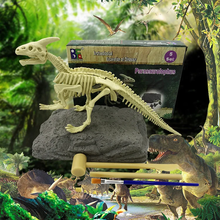 Educational Dinosaur Fossil Excavation Toys