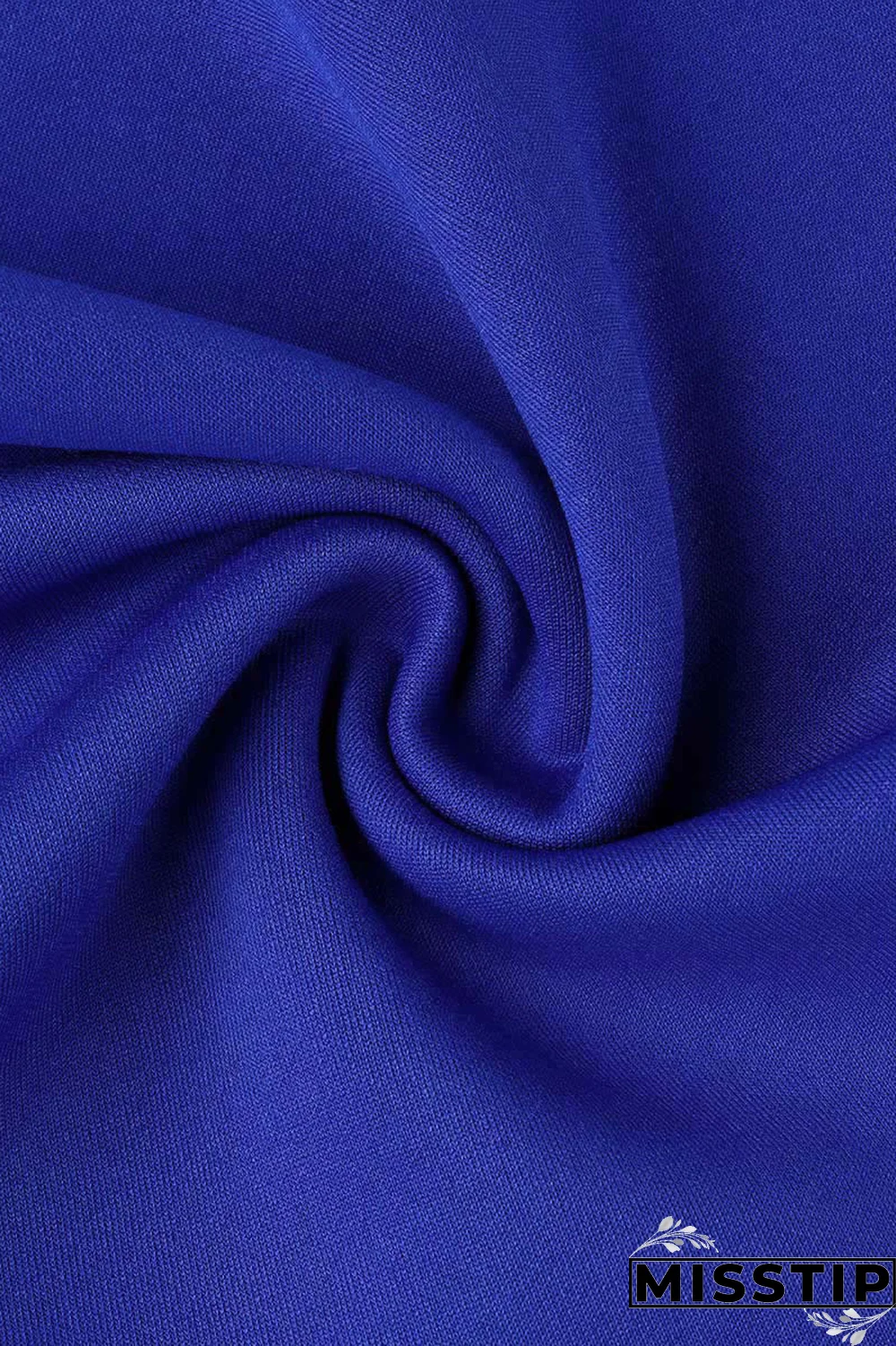 Blue Street Solid Flounce One Shoulder T-Shirts