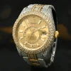Rolex Datejust 41mm - 2 Tones Full Honeycomb Baguette
