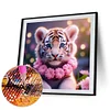 Diamond Painting-DIY Full Round Drill Tiger