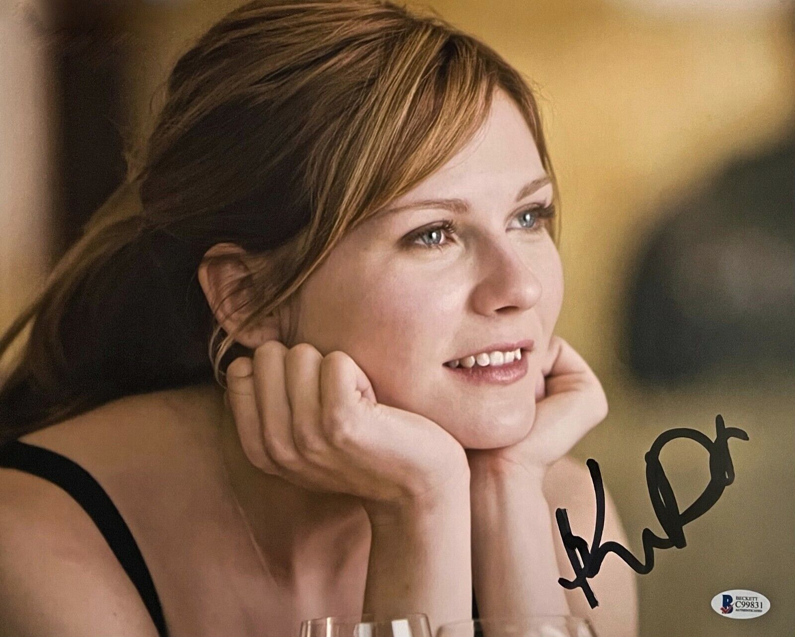 KIRSTEN DUNST Autograph SIGNED11x14 Photo Poster painting Jumanji Little Women BECKETT CERT BAS