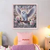 Owl On Flower Branch - 11CT Counted Cross Stitch - 40*40cm