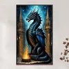 Dragon In The Castle-11CT Stamped Cross Stitch 40*65cm/15.75*25.59in(Big Size)