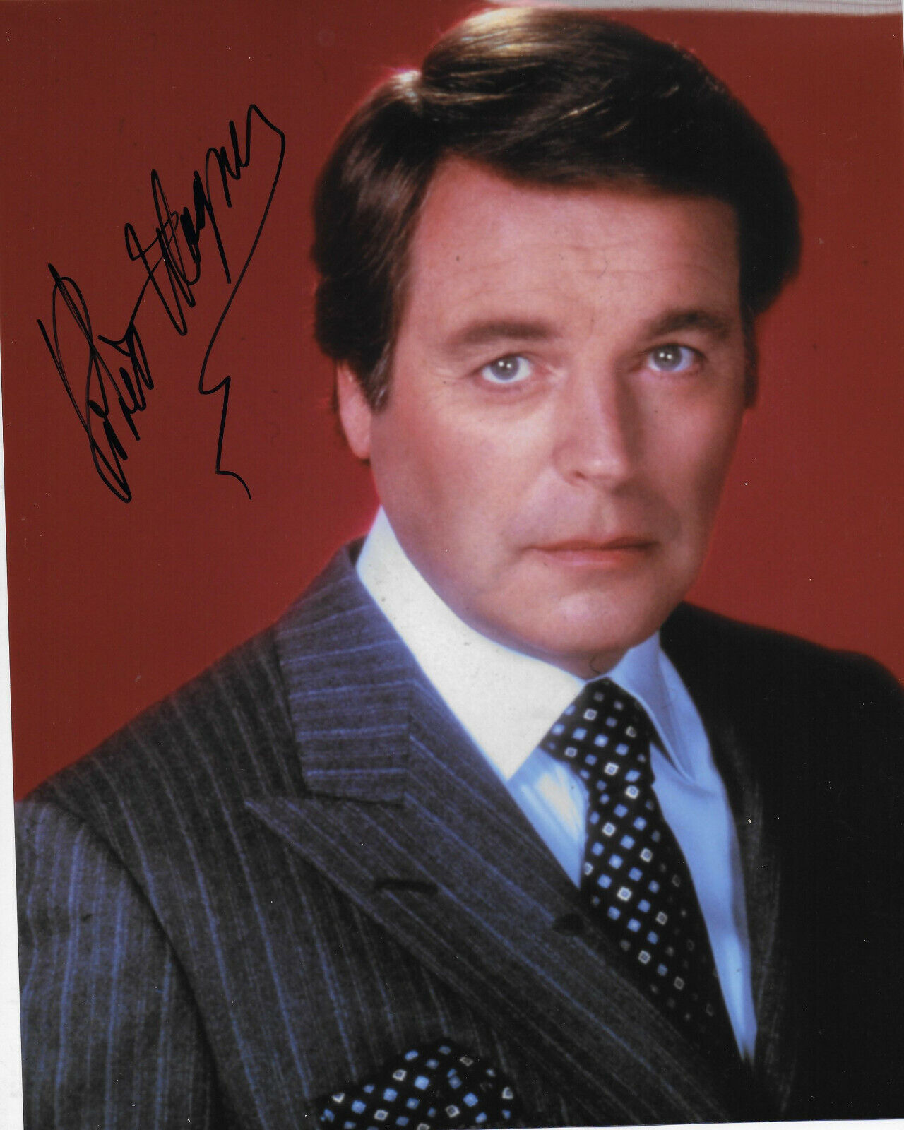 Robert Wagner Original 8X10 Photo Poster painting #5 signed in person at Hollywood Show