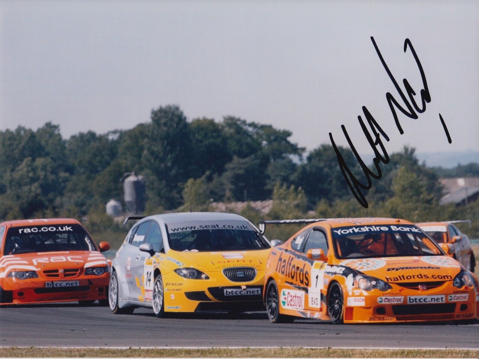 Matt Neal Hand Signed 8x6 Photo Poster painting - Touring Cars Autograph 11.