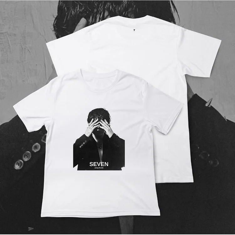 BTS Jungkook Solo Single SEVEN Concept Image T-shirt
