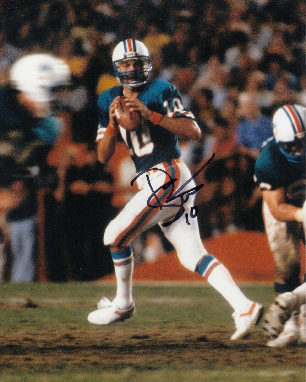 Don Strock #0 8x10 Signed Photo Poster painting w/ COA Miami Dolphins 033119