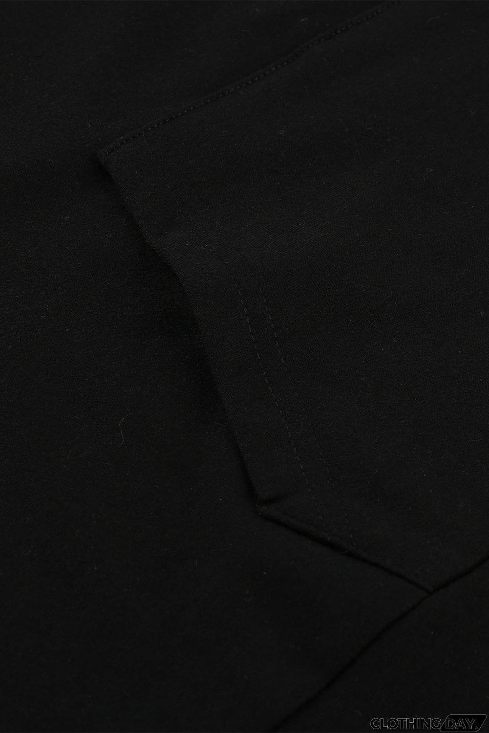 Plaid Double Hoods Thumb Hole Hoodie