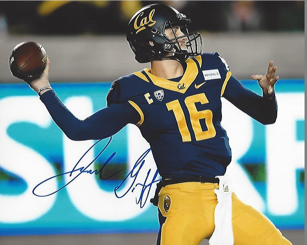 JARED GOFF CAL CALIFORNIA GOLDEN BEARS SIGNED 8X10 Photo Poster painting W/COA NFL 2016