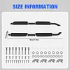[US Local Warehouse] For 2020-2024 Land Rover Defender Running Boards Side Step Bars High Load-Bearing Car Nerf Bars Auto Repairing Accessories