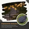 Solar Powered Firework Garden Lights Waterproof Decorative Starburst Fairy Light Easy To Install for Outside Patio Backyard Yard Walkway Decor