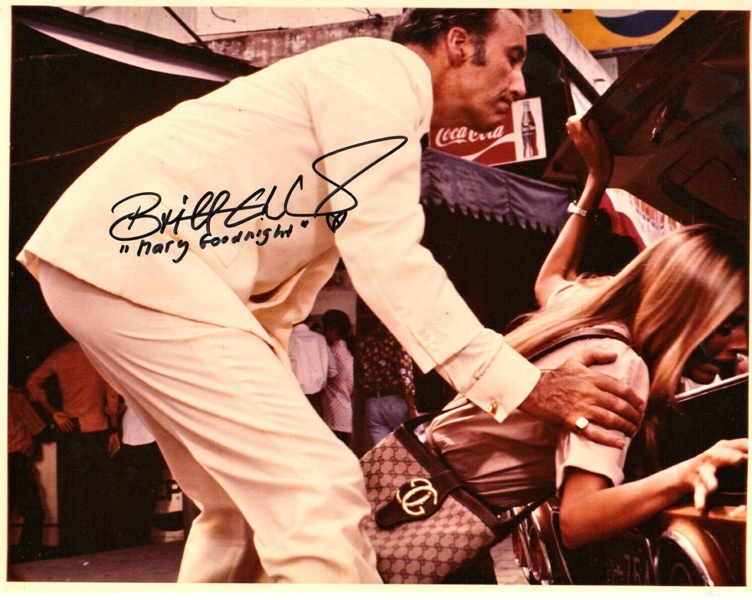 Genuine Hand Signed Britt Ekland Photo Poster painting 10 x 8 Photo Poster painting  James Bond C/W COA