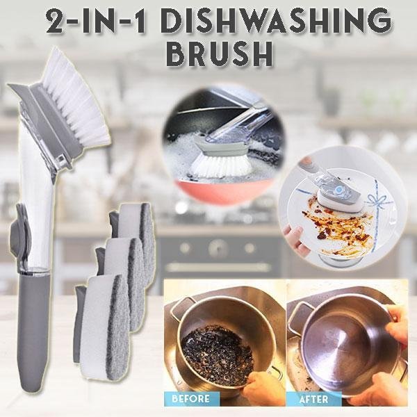 2-In-1 Dishwashing Brush