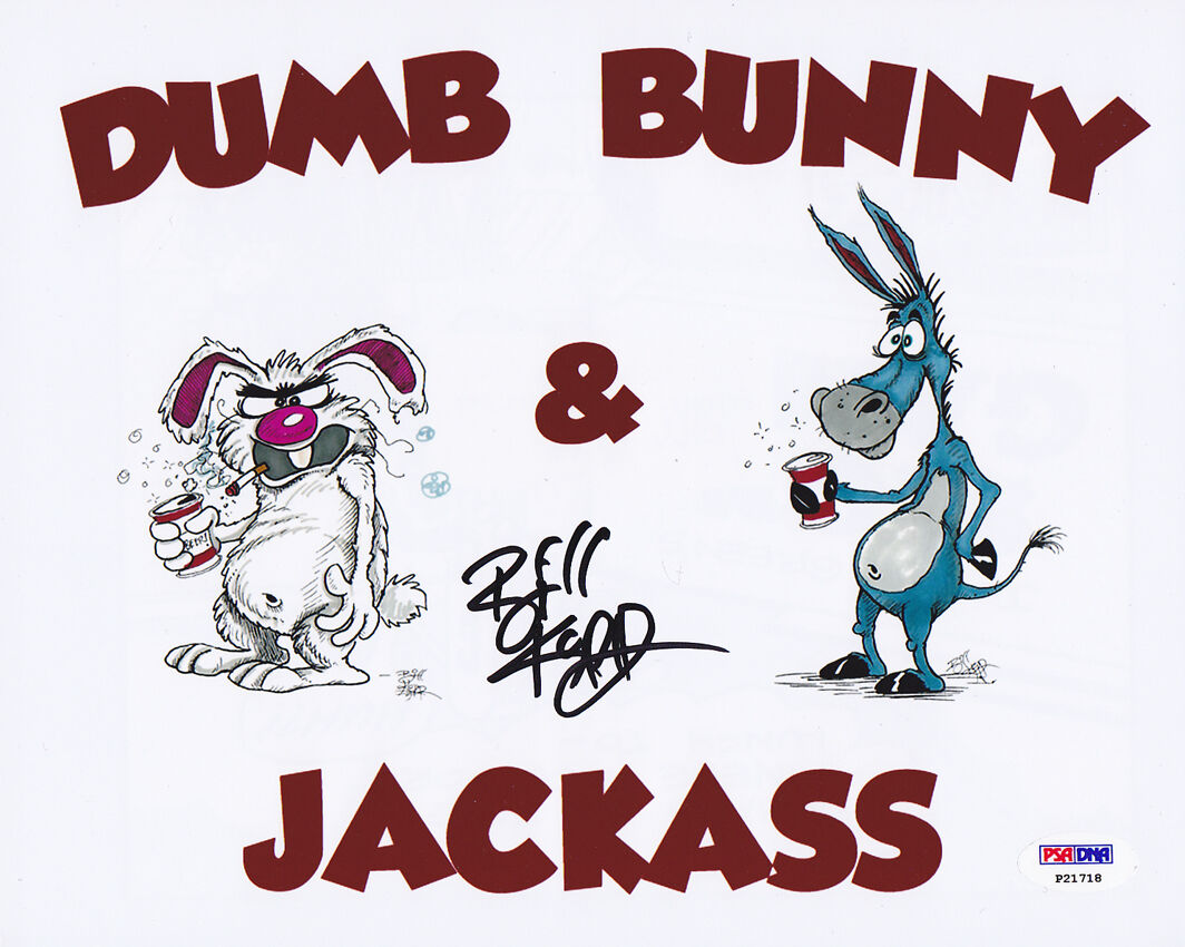 Bill Kopp SIGNED 8x10 Photo Poster painting Animator Dumb Bunny and Jackass PSA/DNA AUTOGRAPHED