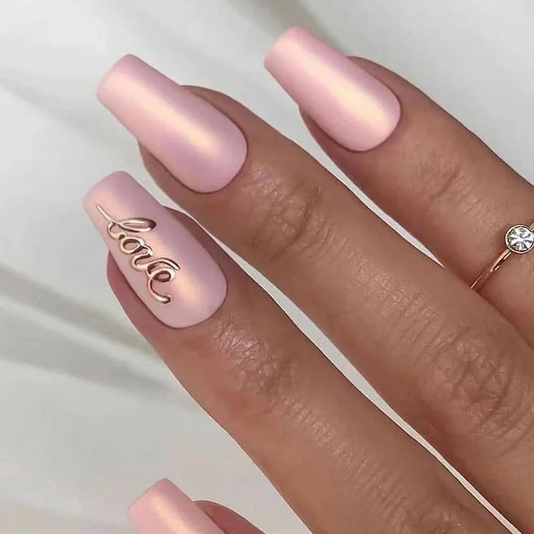 Barbie Pink Love Press-On Nails