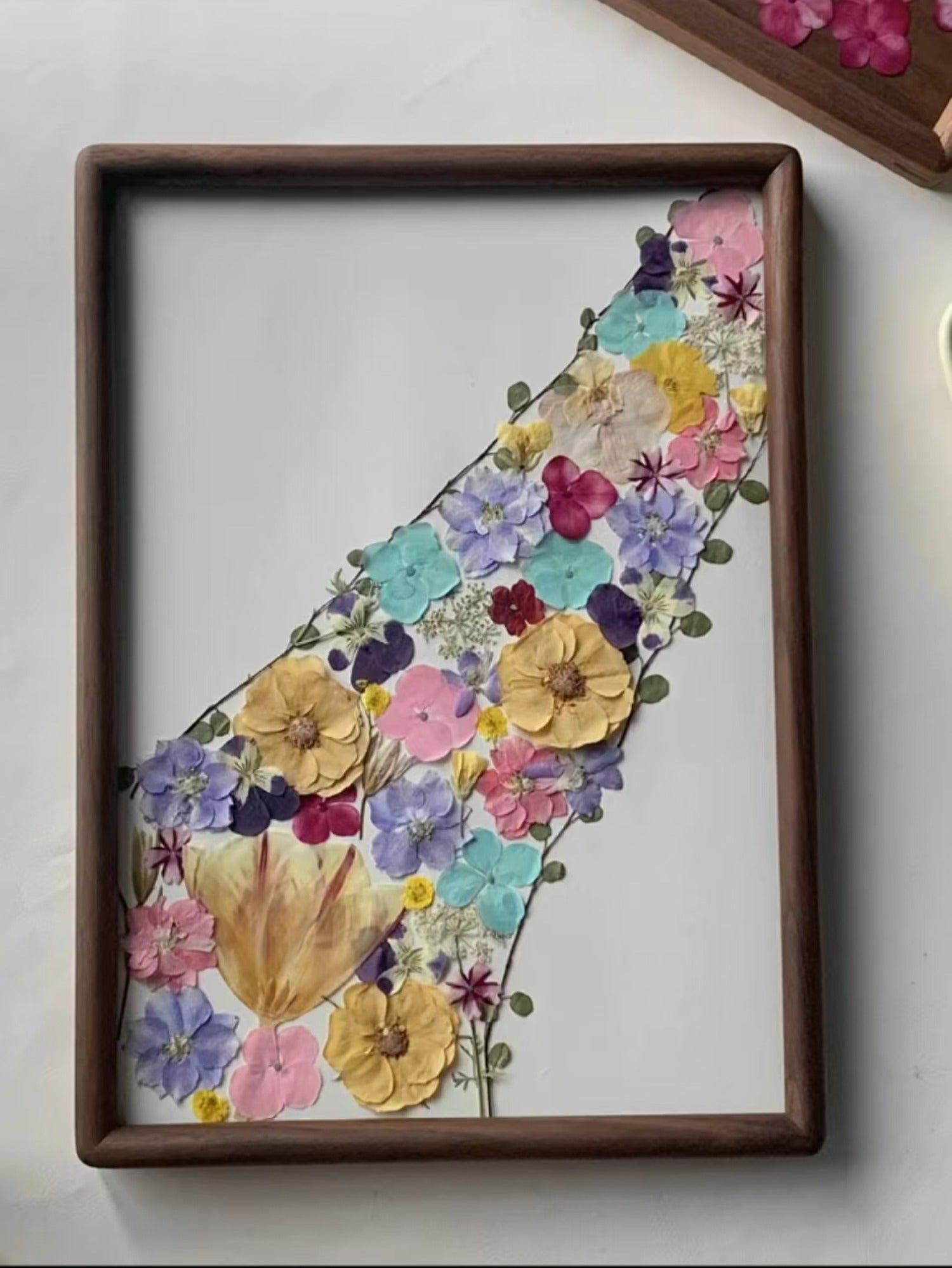 Handmade Pressed Flowers Dried Floral Pressing Frame Plant Wildflower Preserved