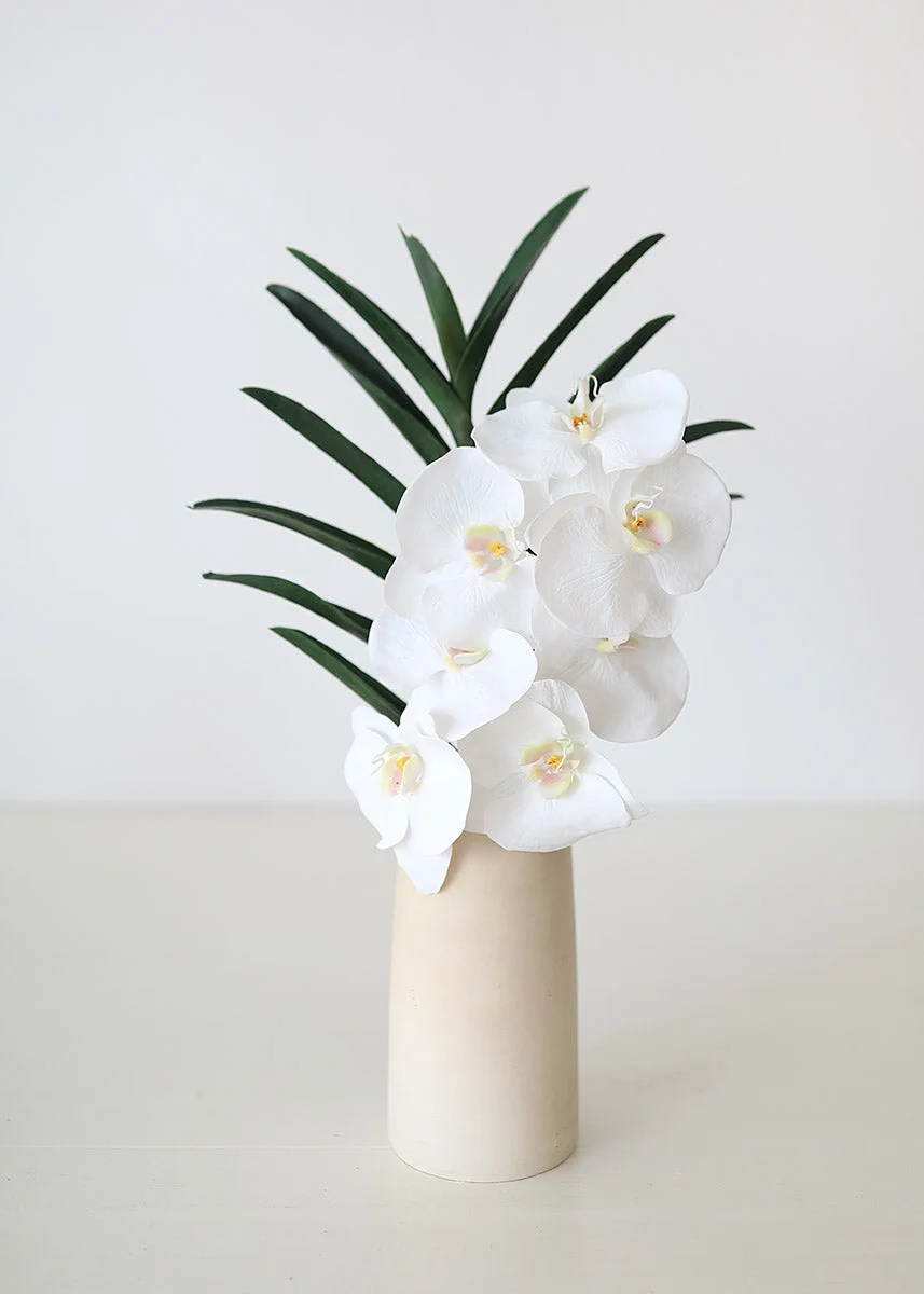 Artificial Vanda Orchid Leaf - 19"