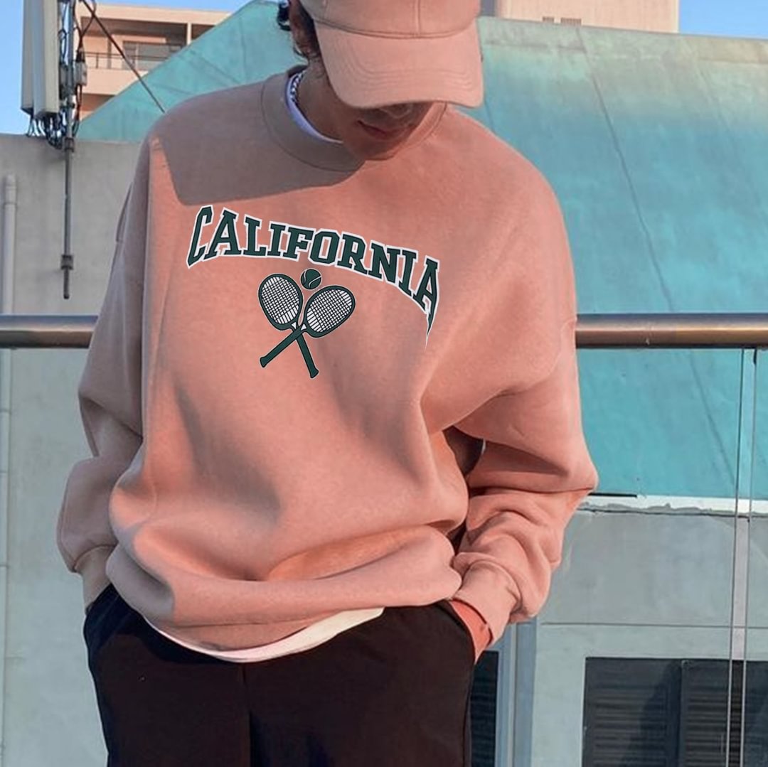 Retro Men's California Sweatshirt、、URBENIE