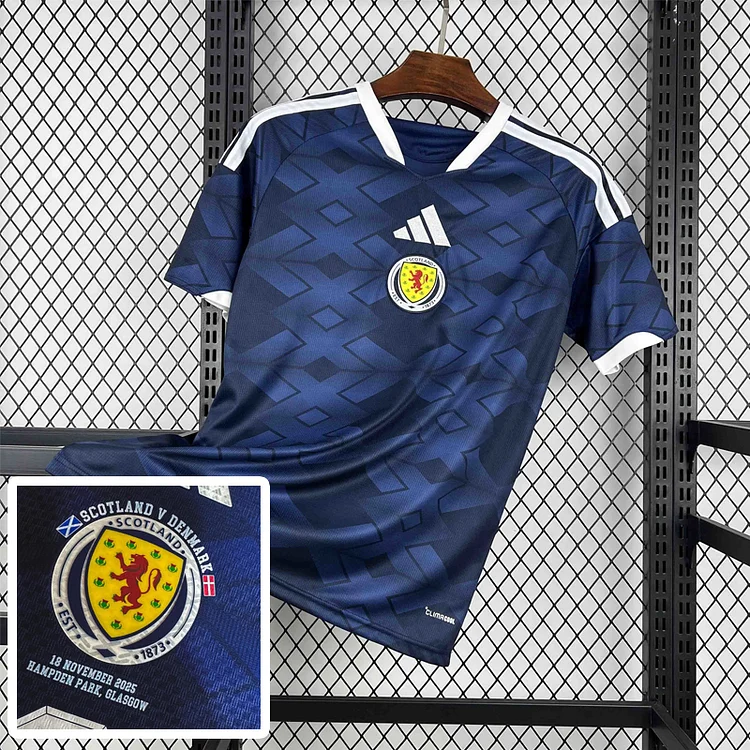 【S~5XL】Scotland 2026 World Cup Home Jersey - Scotland vs Denmark Final