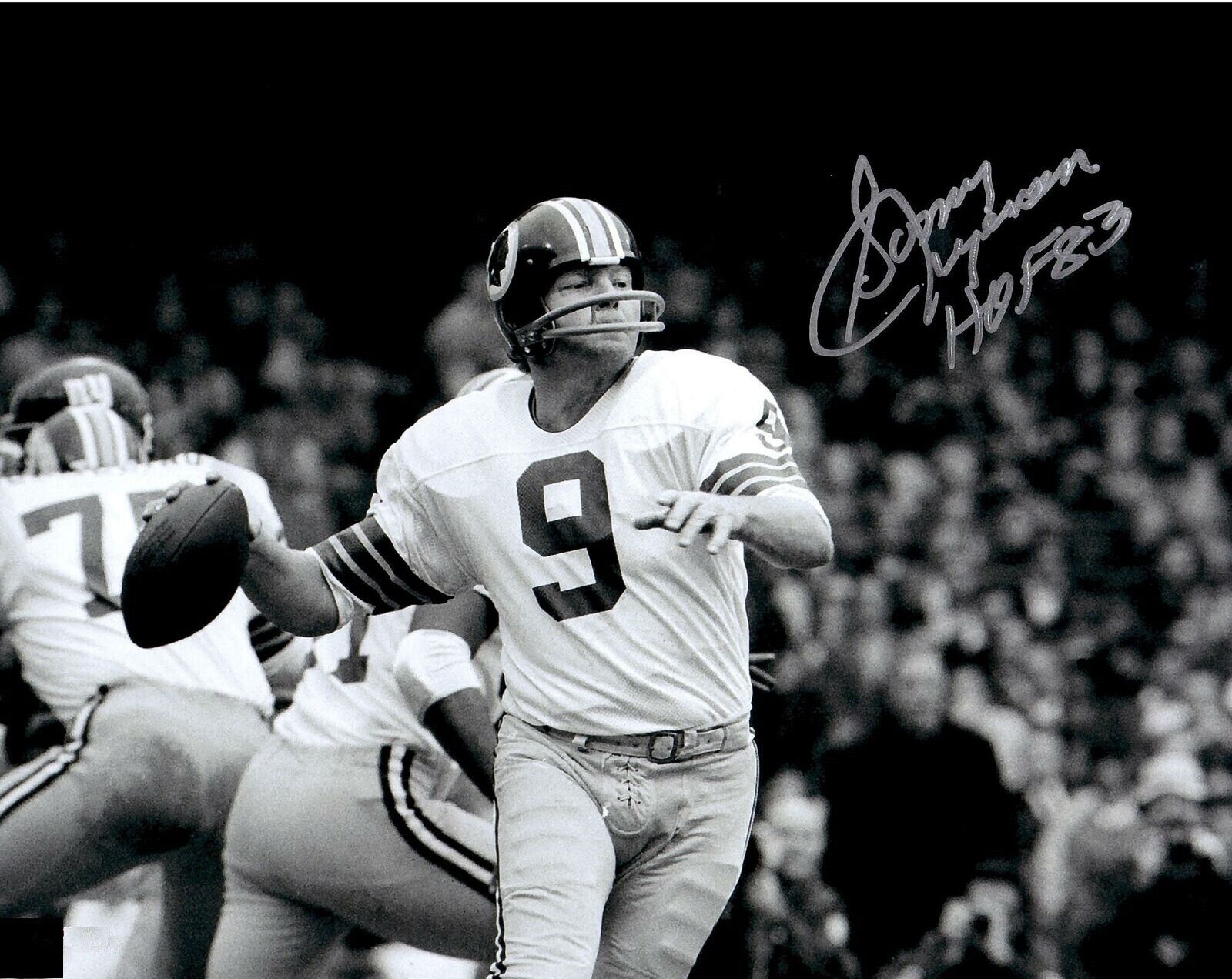 Sonny Jurgensen Autographed Signed 8x10 Photo Poster painting ( HOF Redskins ) REPRINT