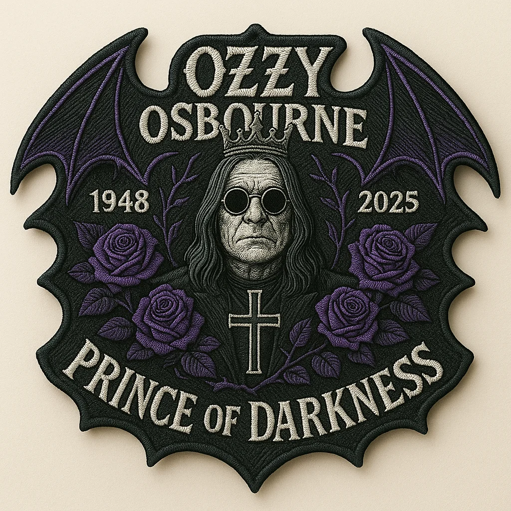 Ozzy Osbourne 1948&ndash;2025 Memorial Patch
