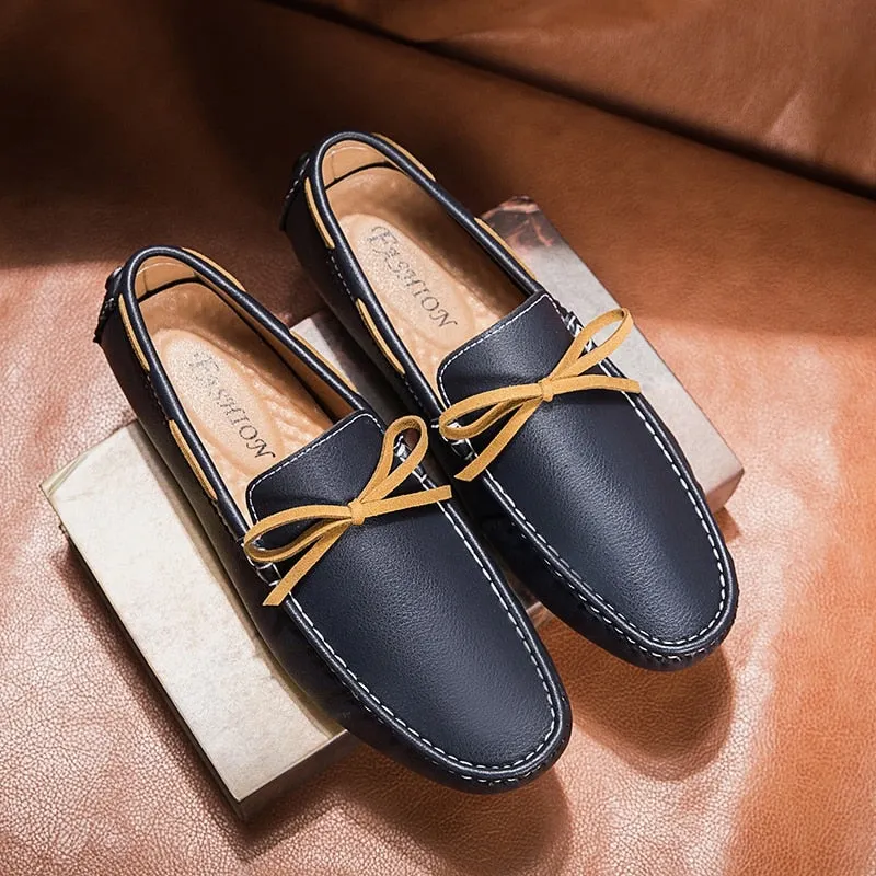 Men's Shoes Fashionable Versatile Casual Classic Mens Loafers Elegant Set of Feet Flat Shoes and Men's Driving Shoes
