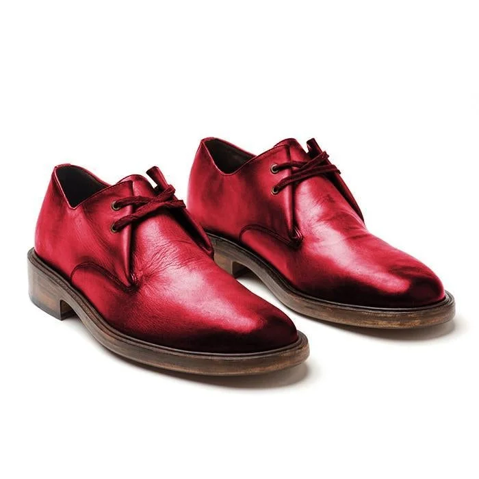 Classic Leather Shoes Gradient Color Oxford Shoes | EGEMISS