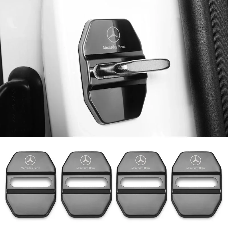 Car door lock alloy protective cover (4 pieces)